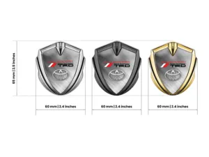 Toyota Custom Metal Emblems Pro Style Stainless Steel